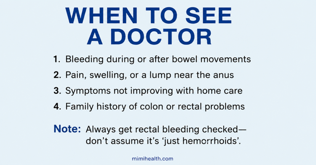 Hematochezia:
